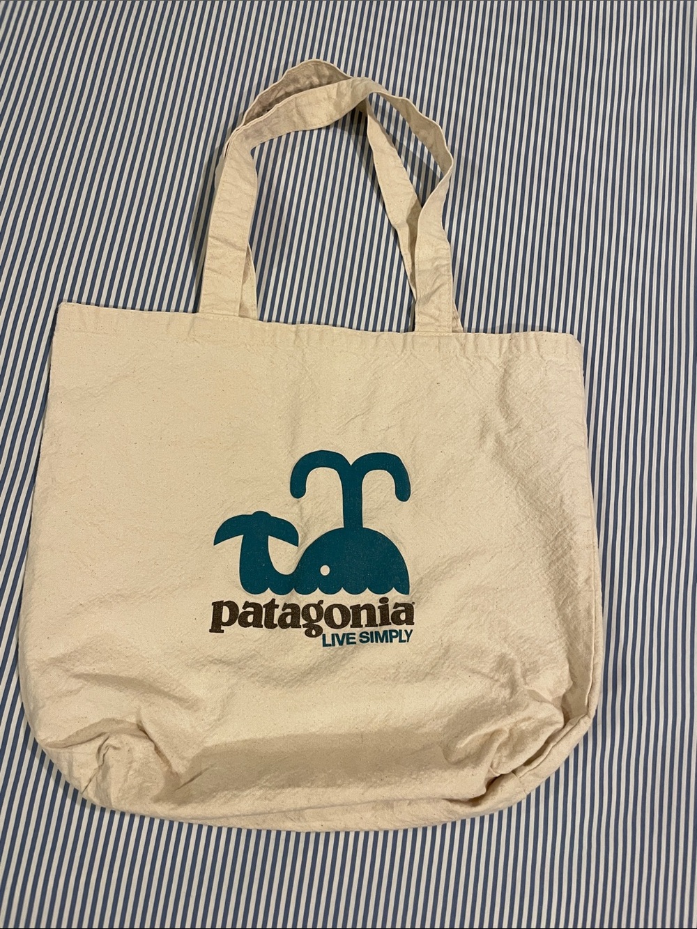 Patagonia organic cotton tote bag